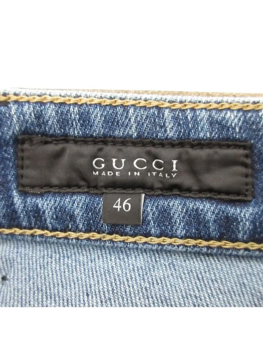 Gucci name distressed